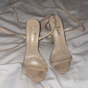 Nude Strappy Heels